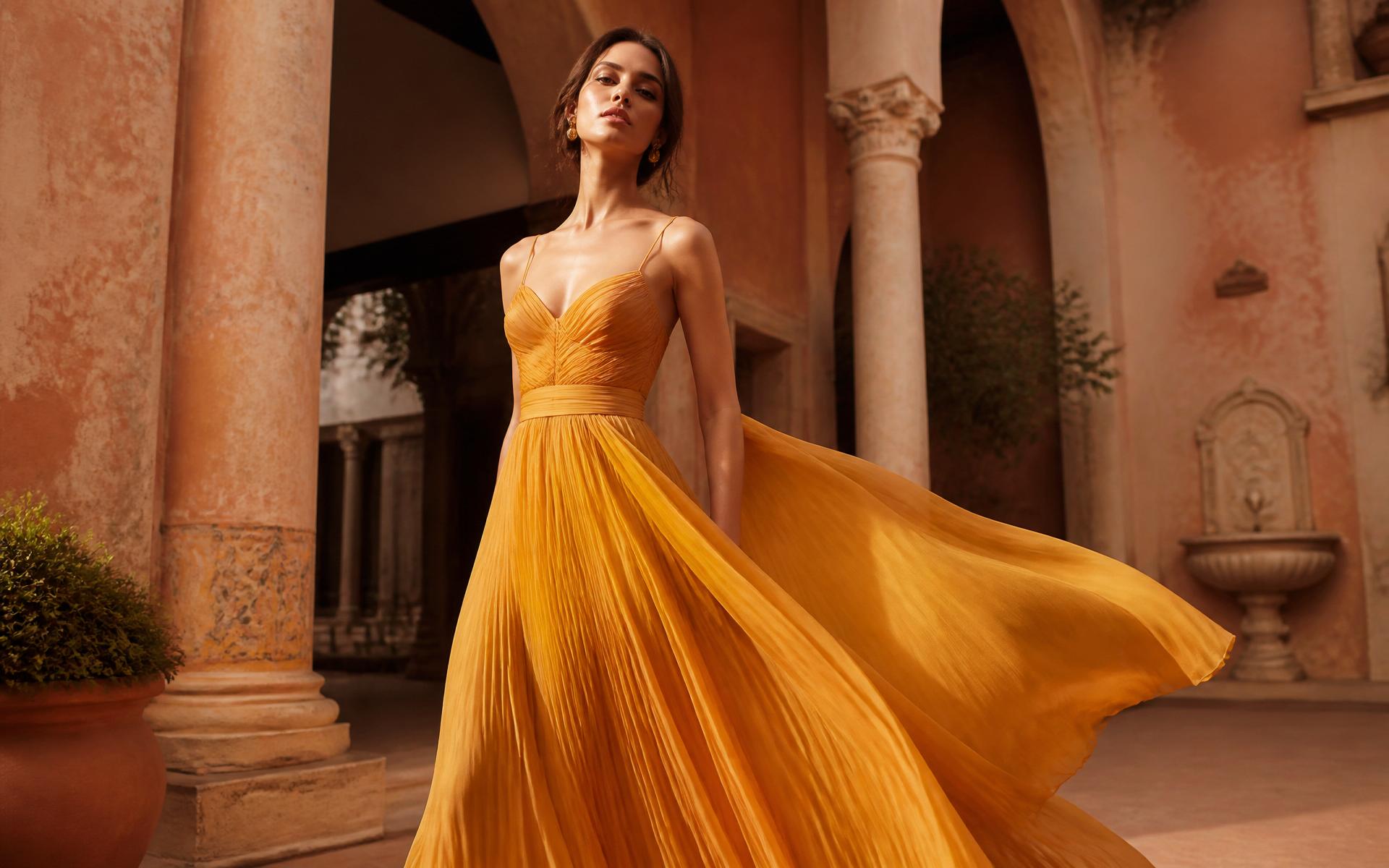 AI female model editorial campaign